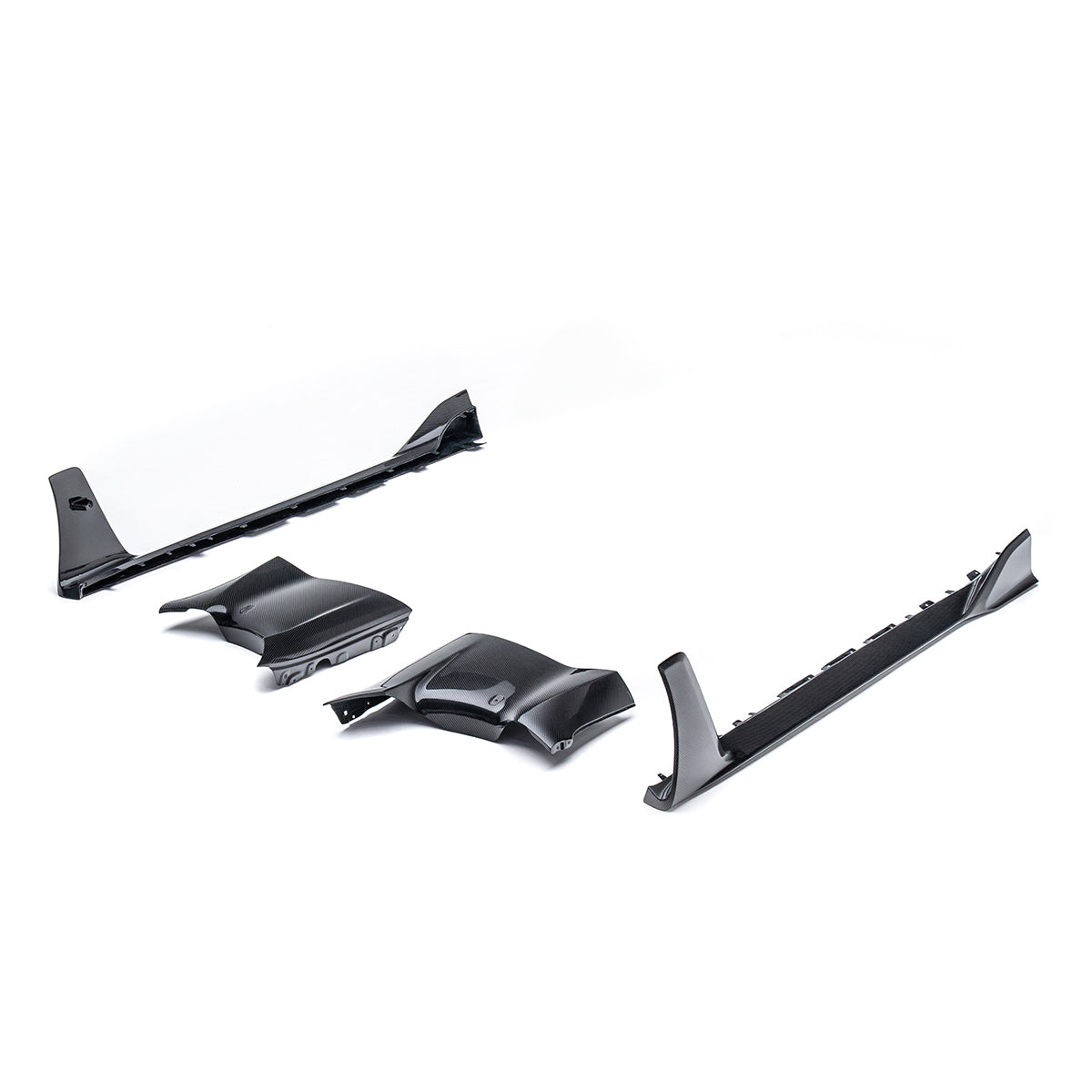 TOYOTA GR SUPRA CARBON FIBER SIDE SKIRTS V2 ADRO US