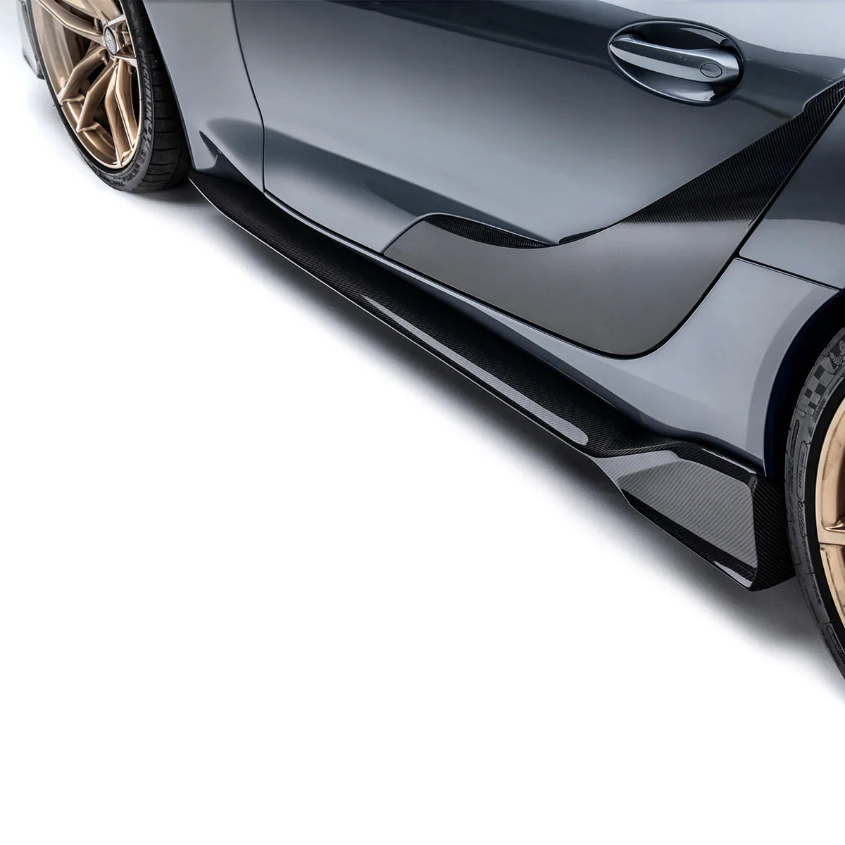 TOYOTA GR SUPRA CARBON FIBER SIDE SKIRTS V1