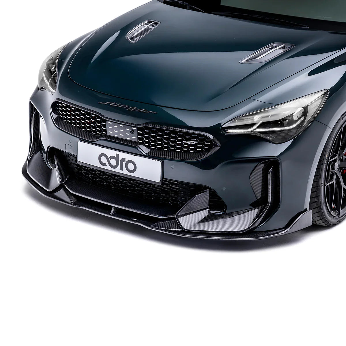 KIA STINGER (FINAL EDITION) CARBON FIBER UPPER + LOWER LIP SET