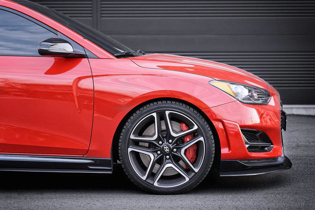 HYUNDAI VELOSTER N CARBON FIBER SIDE SKIRTS V1