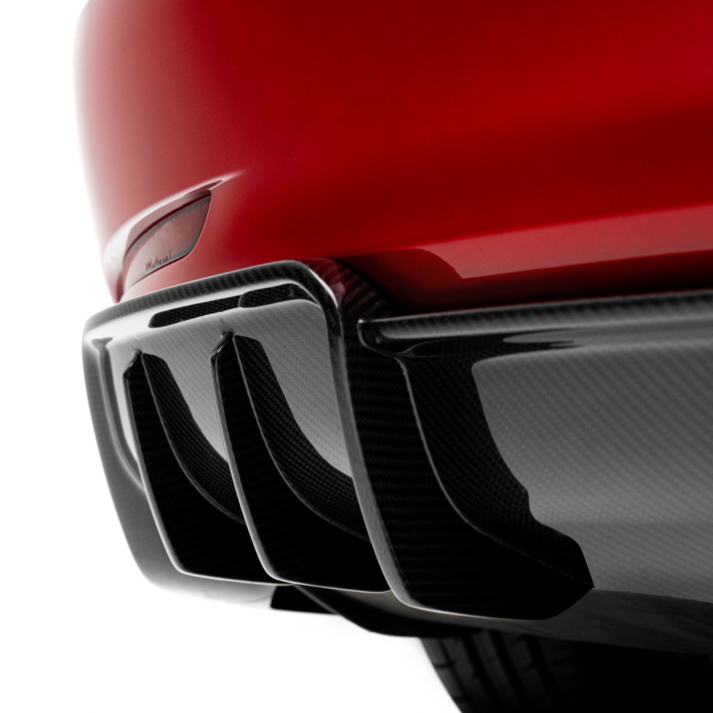 TESLA MODEL 3 PREPREG CARBON FIBER REAR DIFFUSER V1