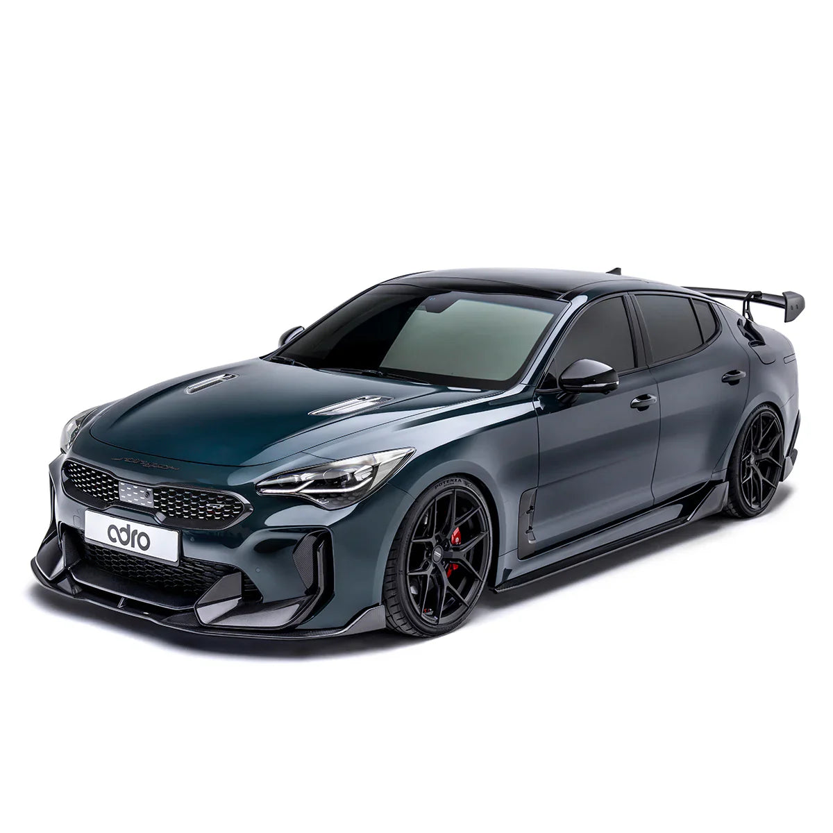 KIA STINGER (FINAL EDITION) CARBON FIBER UPPER + LOWER LIP SET