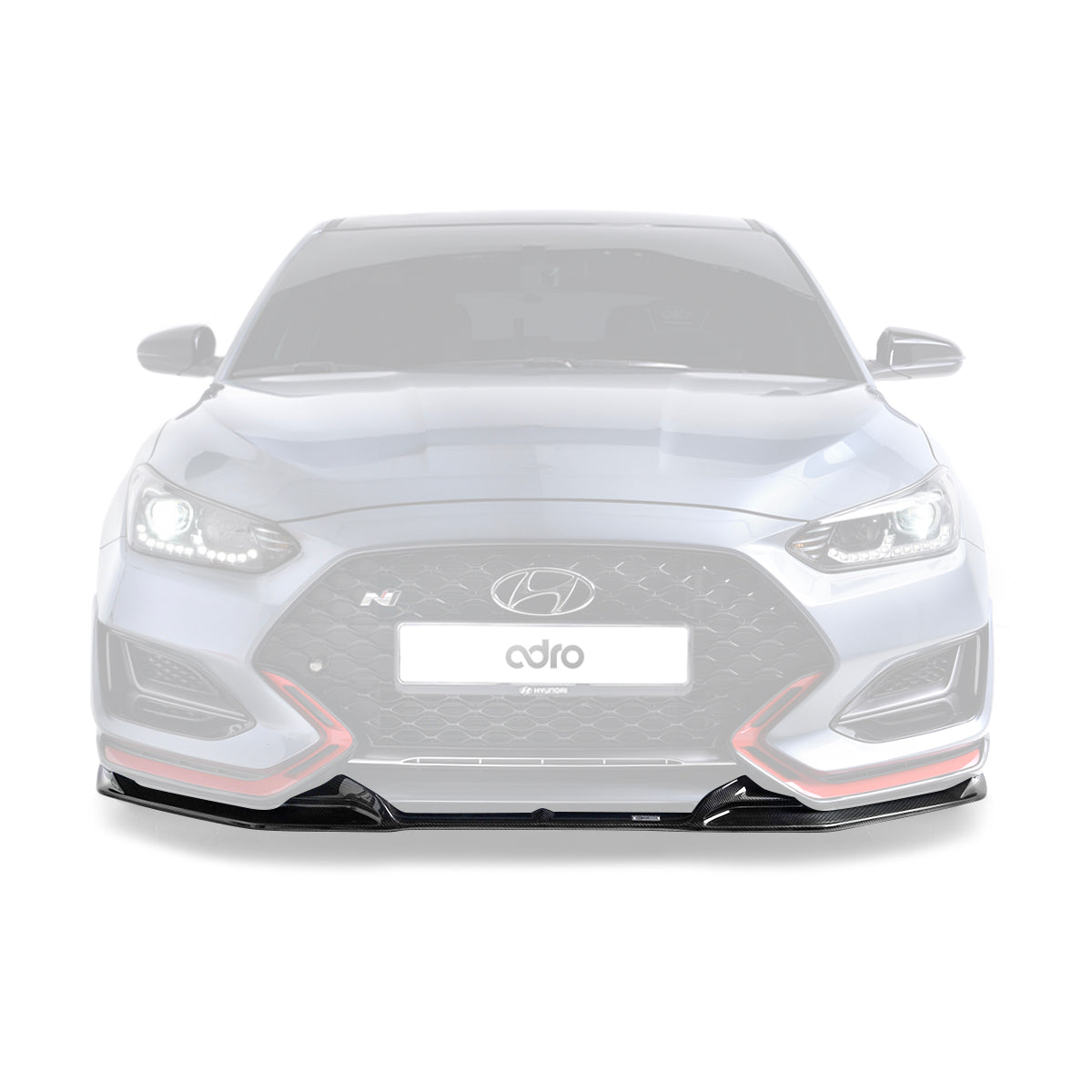 HYUNDAI VELOSTER N CARBON FIBER FRONT LIP (B TYPE) V3