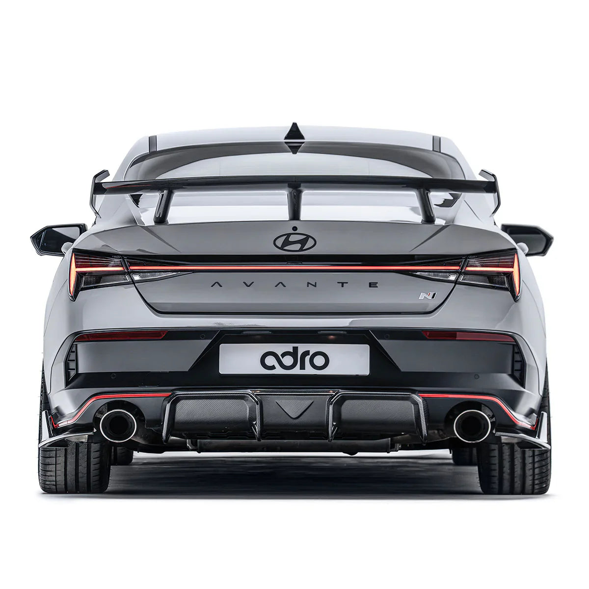 HYUNDAI ELANTRA N PE CARBON FIBER REAR DIFFUSER