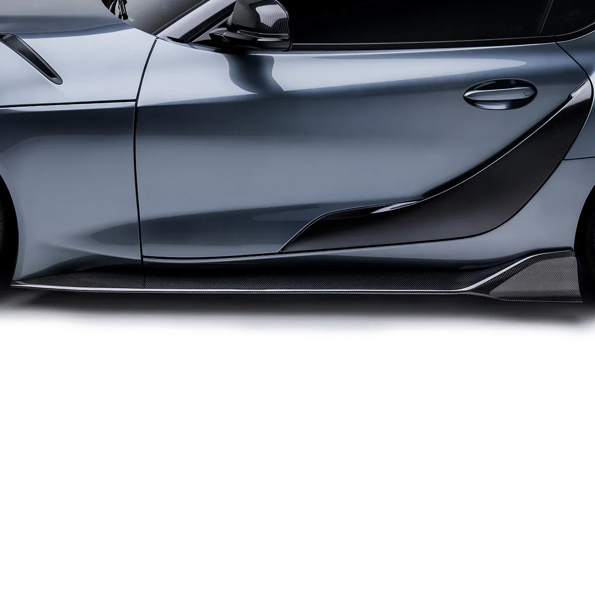 TOYOTA GR SUPRA CARBON FIBER SIDE SKIRTS V1