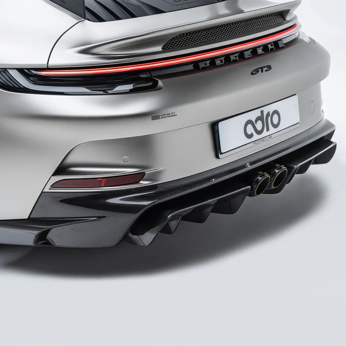 PORSCHE 992.1 GT3 PREPREG REAR DIFFUSER