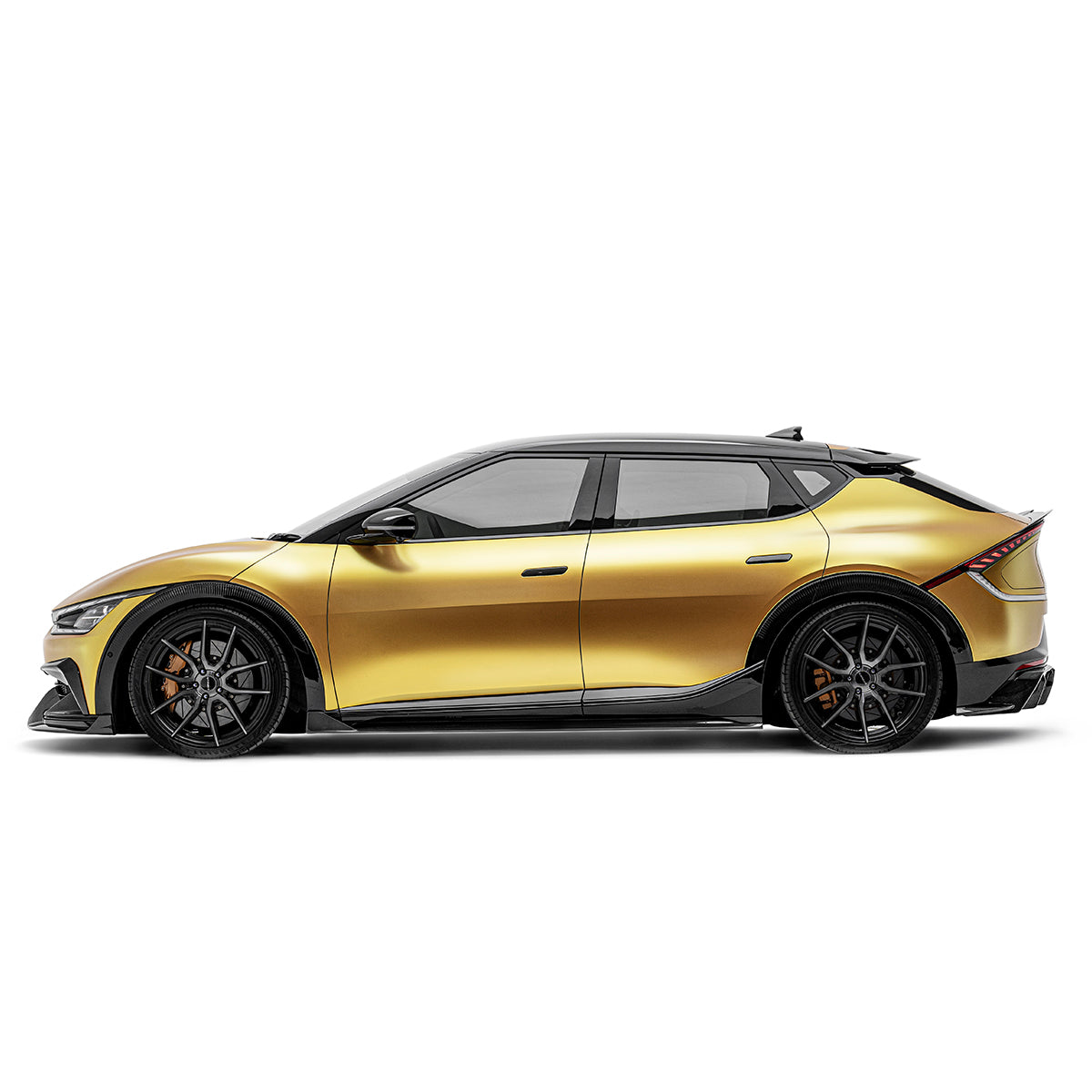 KIA EV6 CARBON FIBER SIDE SKIRTS