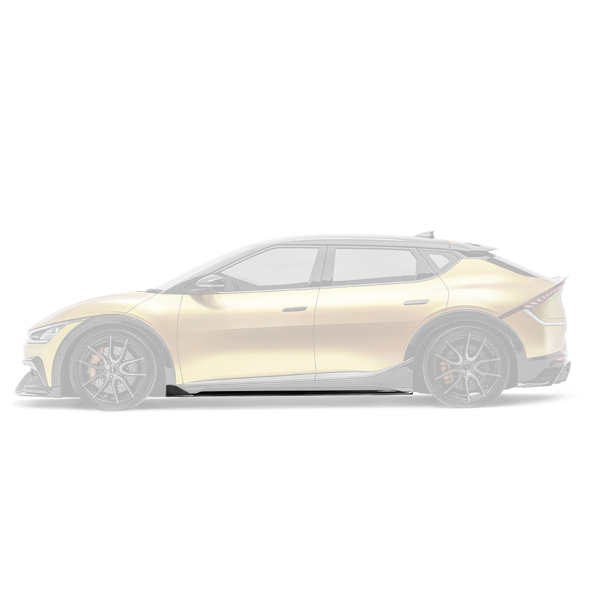 KIA EV6 CARBON FIBER SIDE SKIRTS