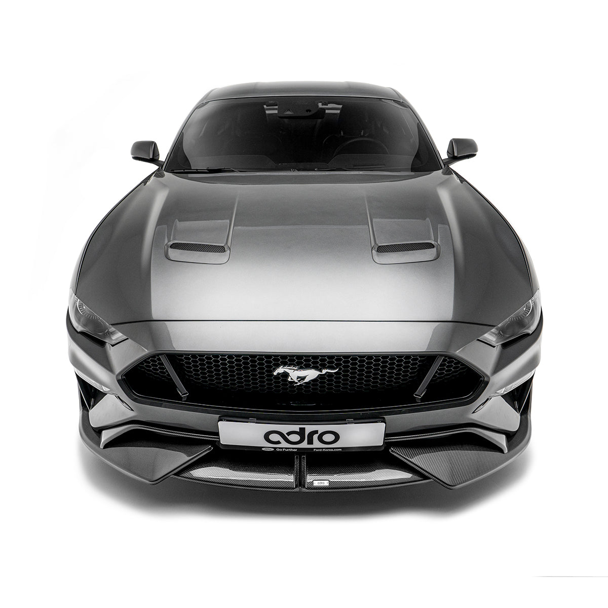 FORD MUSTANG CARBON FIBER UPPER + LOWER LIP SET