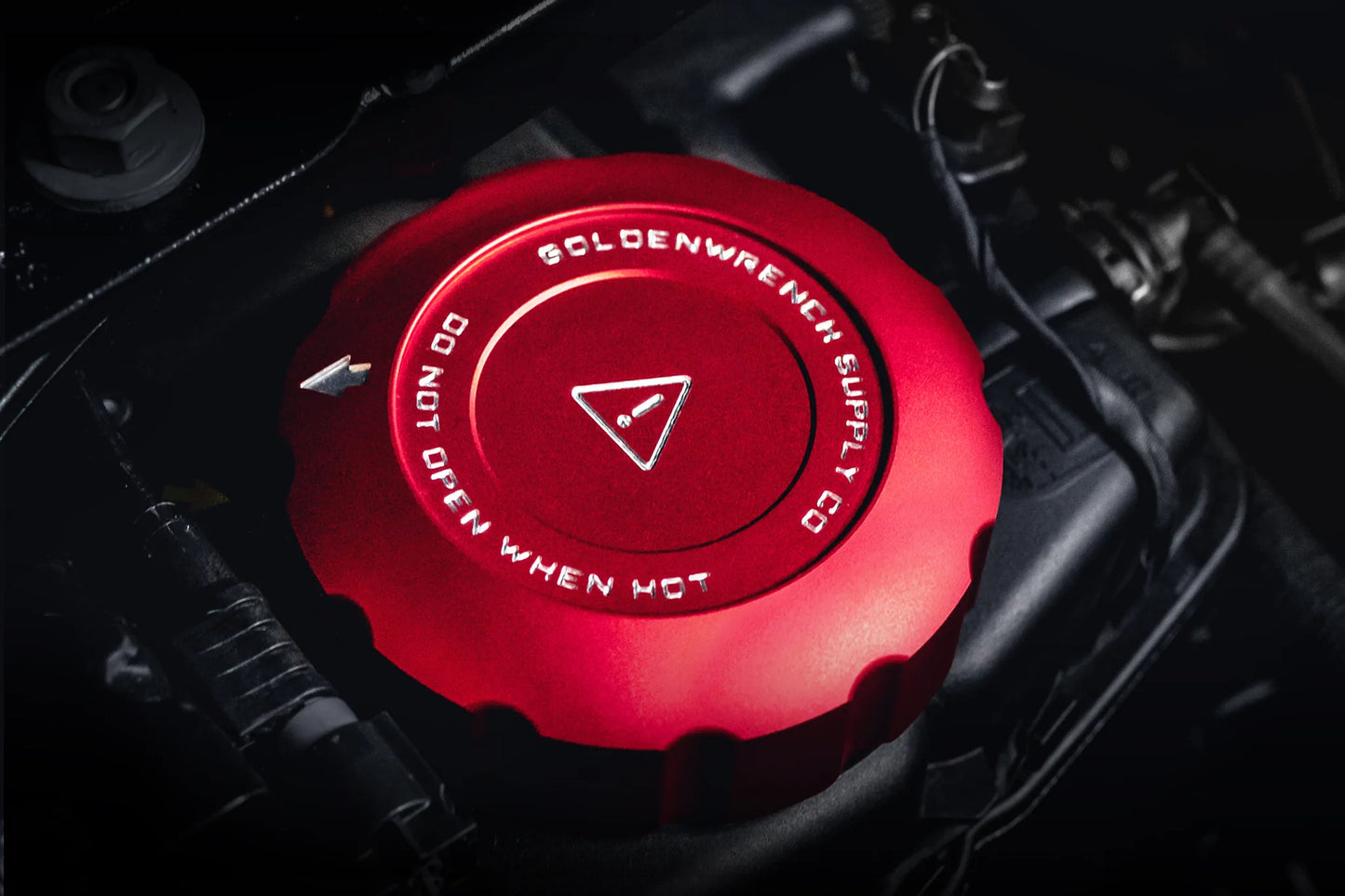 BMW 2021+ S58 ENGINE BLACKLINE PERFORMANCE CAP SET (OIL CAP / COOLANT CAPS)