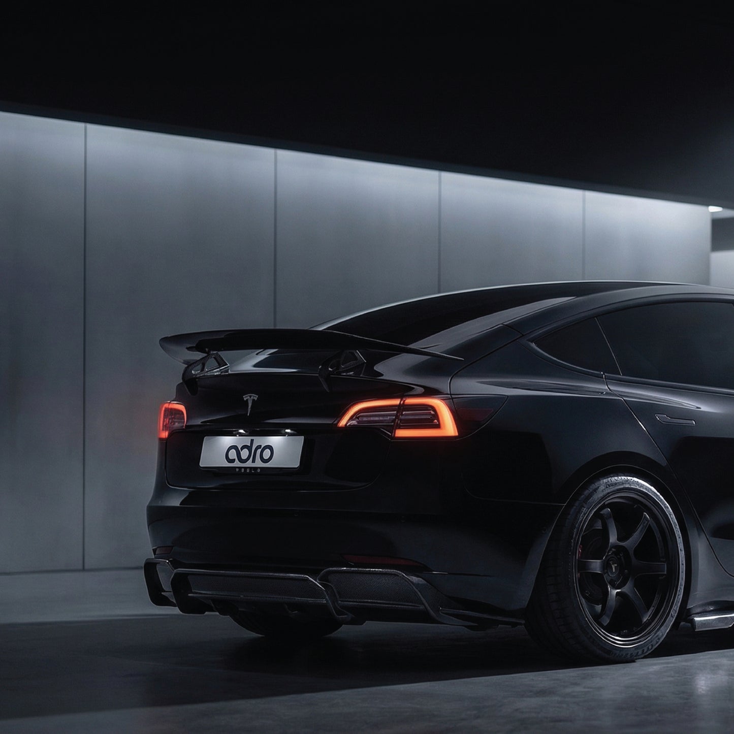 TESLA MODEL 3 AT-S SWAN NECK WING