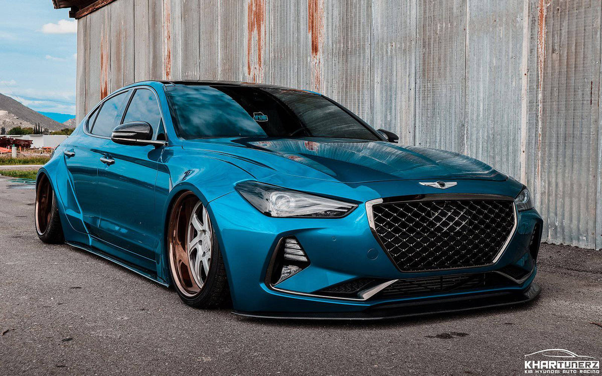 GENESIS G70 CARBON FIBER FRONT LIP V1