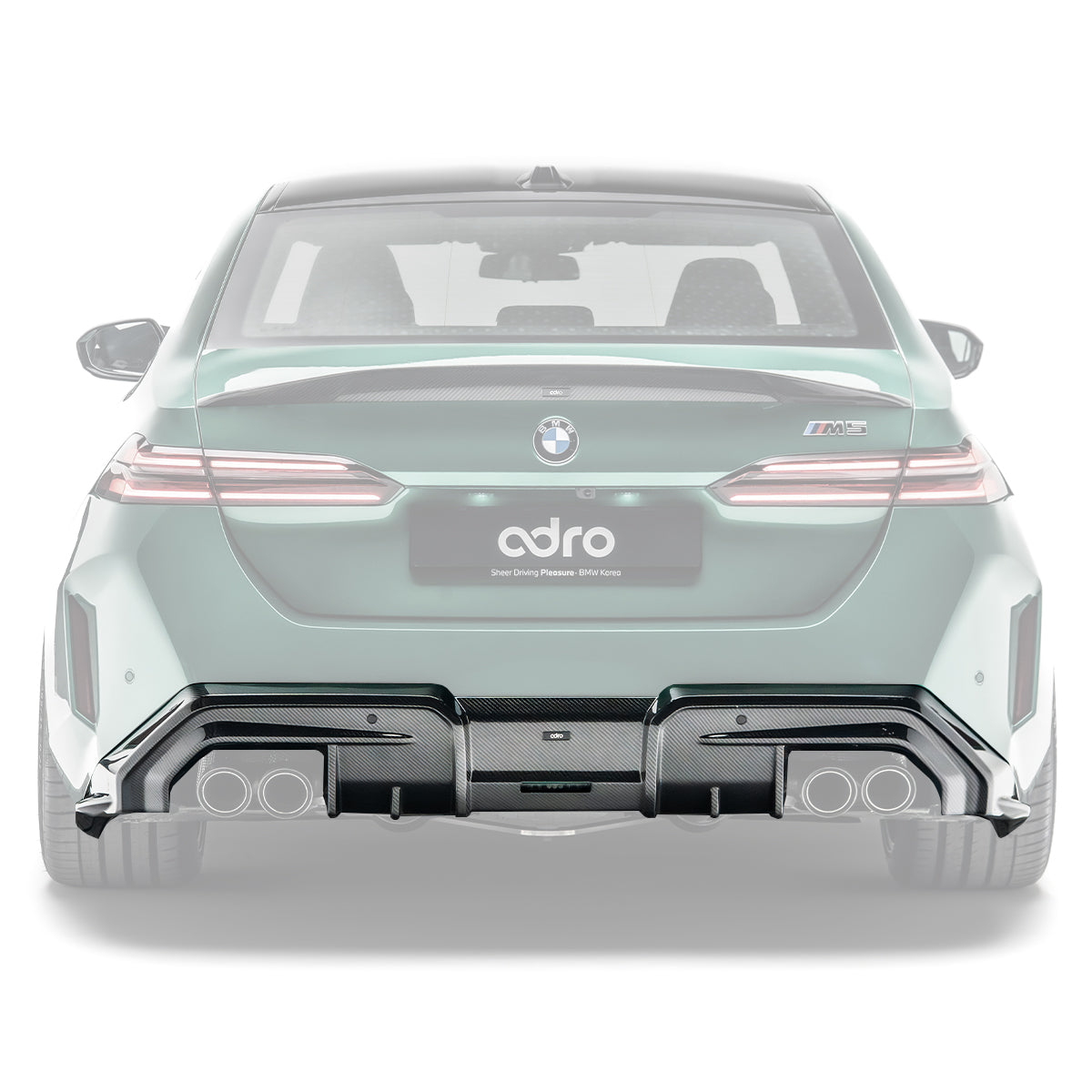 BMW G90 M5 PREPREG REAR DIFFUSER