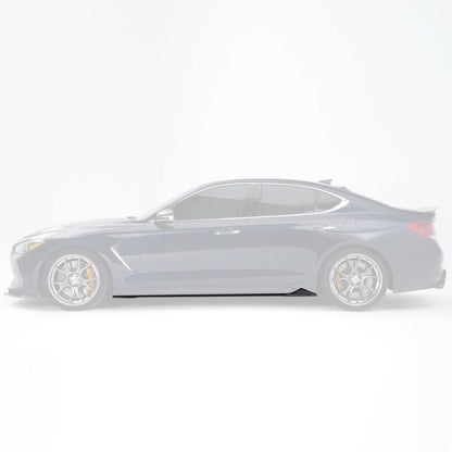GENESIS G70 CARBON FIBER SIDE SKIRTS V3