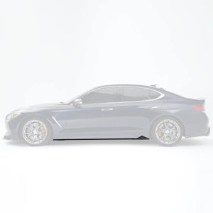 GENESIS G70 CARBON FIBER SIDE SKIRTS V3