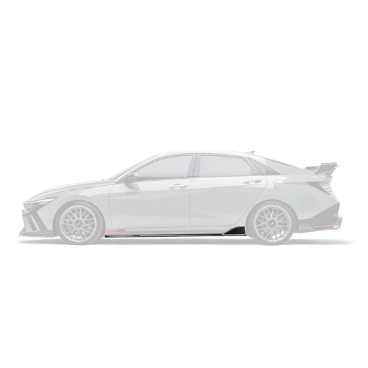 HYUNDAI ELANTRA N PE CARBON FIBER SIDE SKIRTS V2