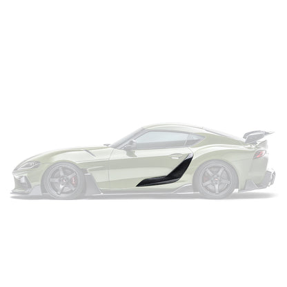 TOYOTA GR SUPRA CARBON FIBER DOOR GARNISHES