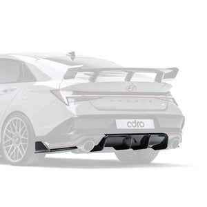 HYUNDAI ELANTRA N PE CARBON FIBER REAR DIFFUSER