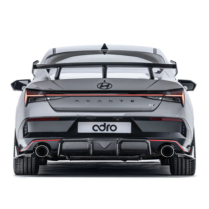 HYUNDAI ELANTRA N PE CARBON FIBER REAR DIFFUSER
