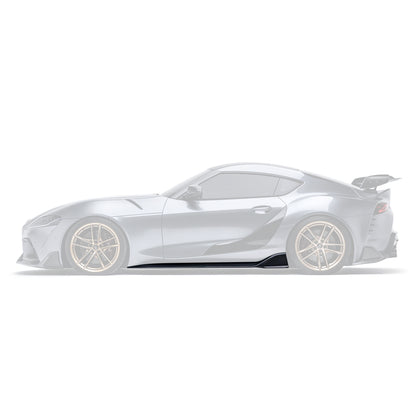 TOYOTA GR SUPRA CARBON FIBER SIDE SKIRTS V1