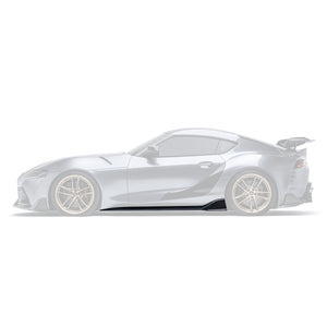 TOYOTA GR SUPRA CARBON FIBER SIDE SKIRTS V1