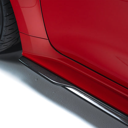 TOYOTA GR COROLLA CARBON FIBER SIDE SKIRTS ADRO US