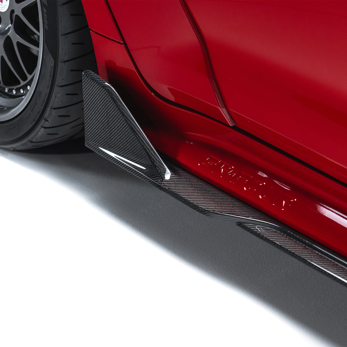 TOYOTA GR COROLLA CARBON FIBER SIDE SKIRTS ADRO US