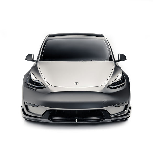 Tesla Model Y V2 Carbon Fiber Front Lip (ADROGIVING)