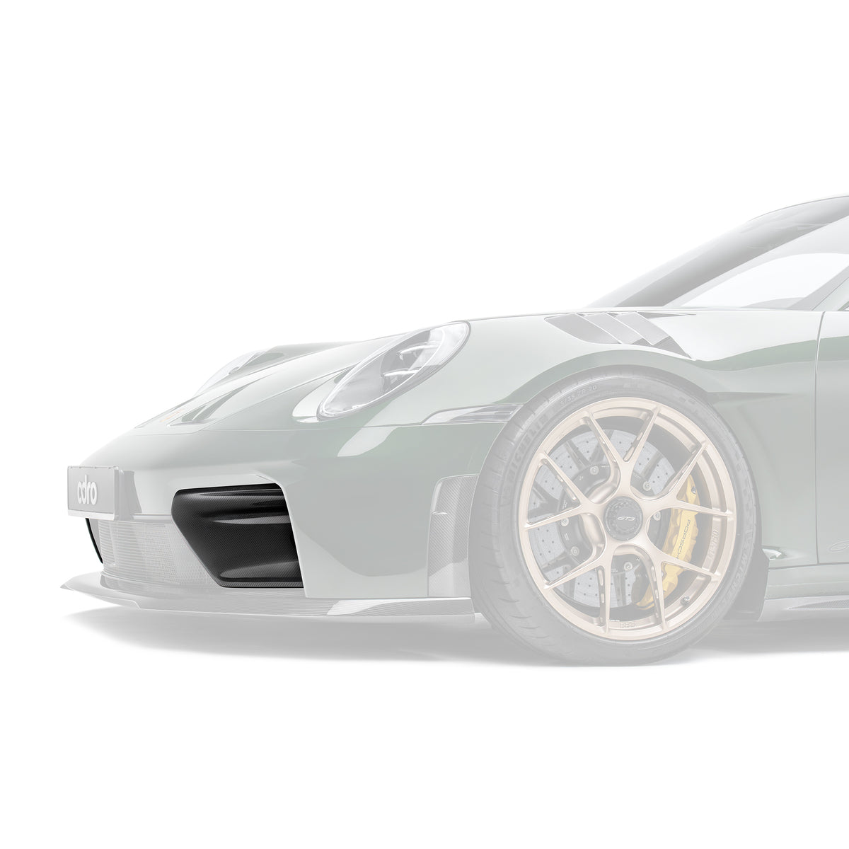 PORSCHE 992.2 GT3 PREPREG CARBON FIBER AIR INTAKE TRIM ADRO US
