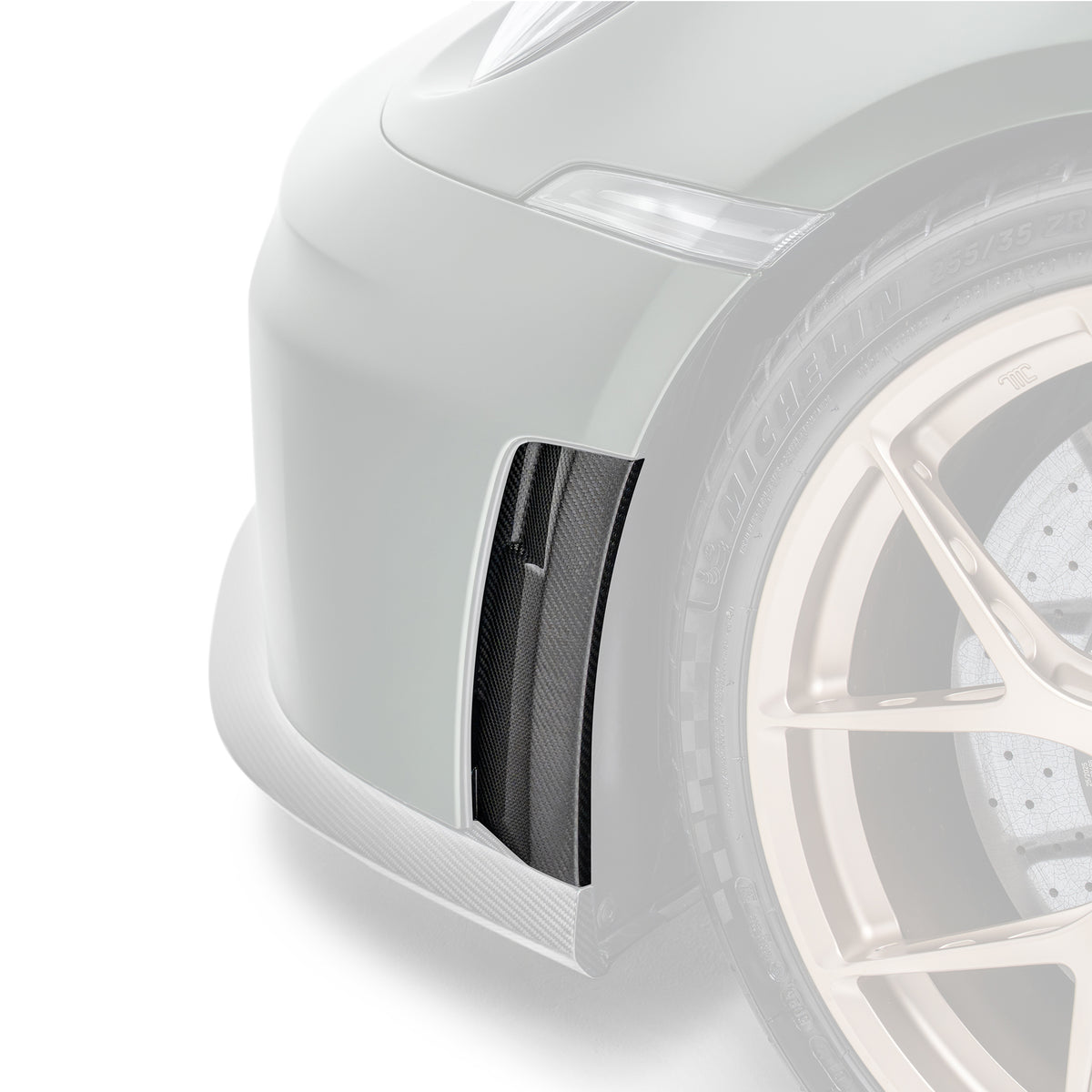 PORSCHE 992.2 GT3 PREPREG CARBON FIBER AIR OUTLETS ADRO US