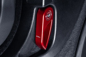 BMW M CAR E9X SERIES BLACKLINE PERFORMANCE EDITION RED HOOD LATCH HANDLE (LHD)