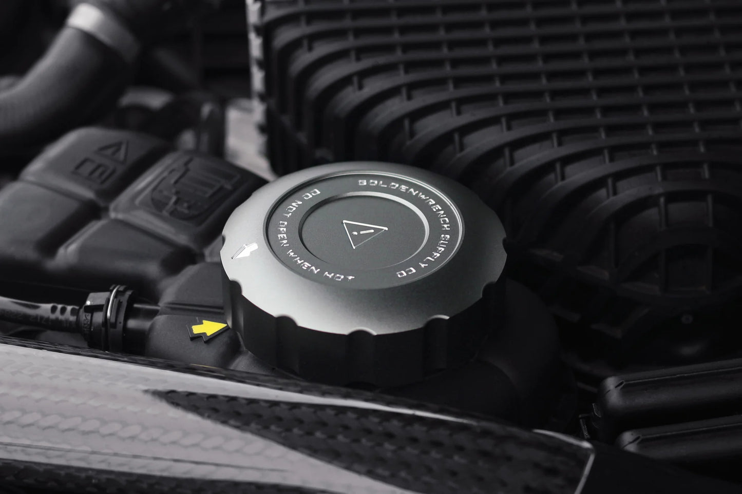 BMW M CAR SERIES BLACKLINE PERFORMANCE COOLANT EXPANSION TANK CAP COVER