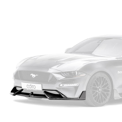 FORD MUSTANG CARBON FIBER UPPER + LOWER LIP SET