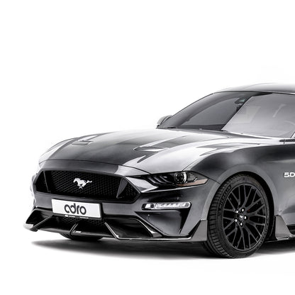 FORD MUSTANG CARBON FIBER UPPER + LOWER LIP SET