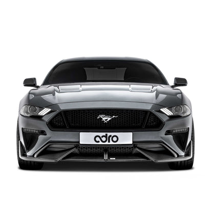 FORD MUSTANG CARBON FIBER UPPER + LOWER LIP SET
