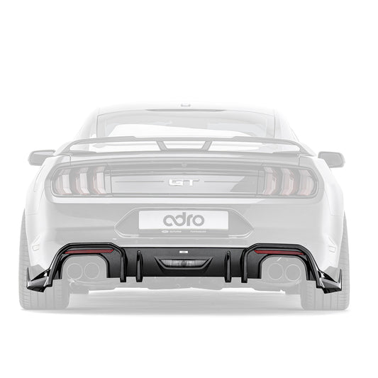FORD MUSTANG CARBON FIBER REAR DIFFUSER