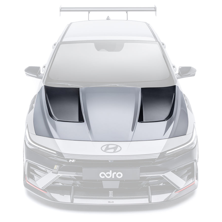 HYUNDAI ELANTRA N (FINAL EDITION) PREPREG CARBON FIBER HOOD