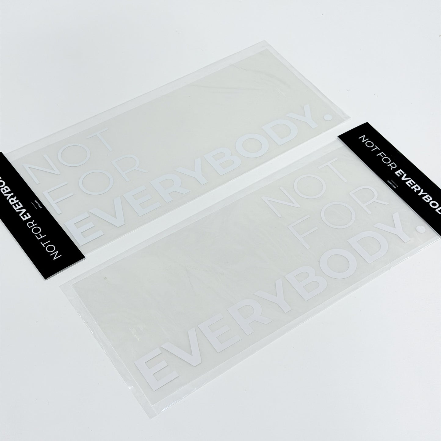 NOT FOR EVERYBODY DOOR DECAL