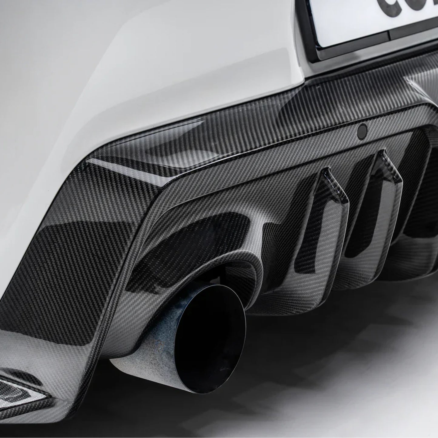 TOYOTA GR SUPRA CARBON FIBER REAR DIFFUSER