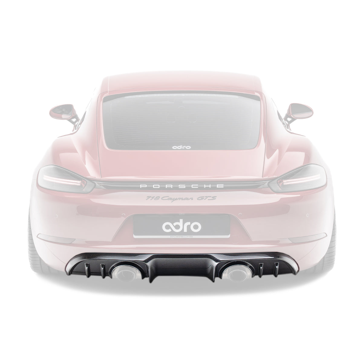 PORSCHE 718 PREPREG REAR DIFFUSER