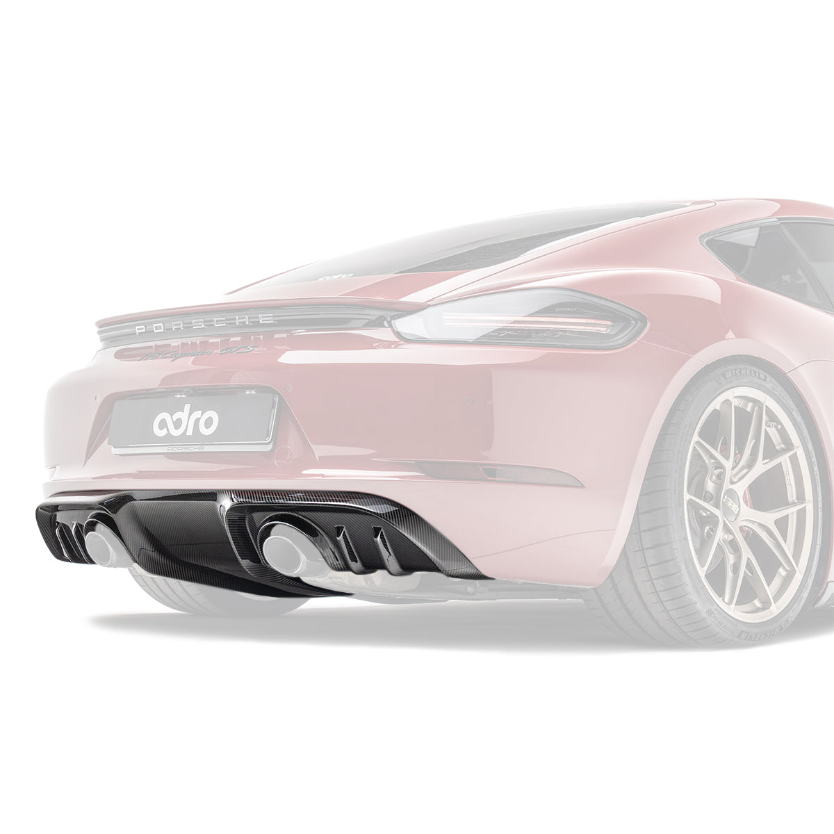 Porsche 718 Prepreg Carbon Fiber Rear Diffuser – ADRO US