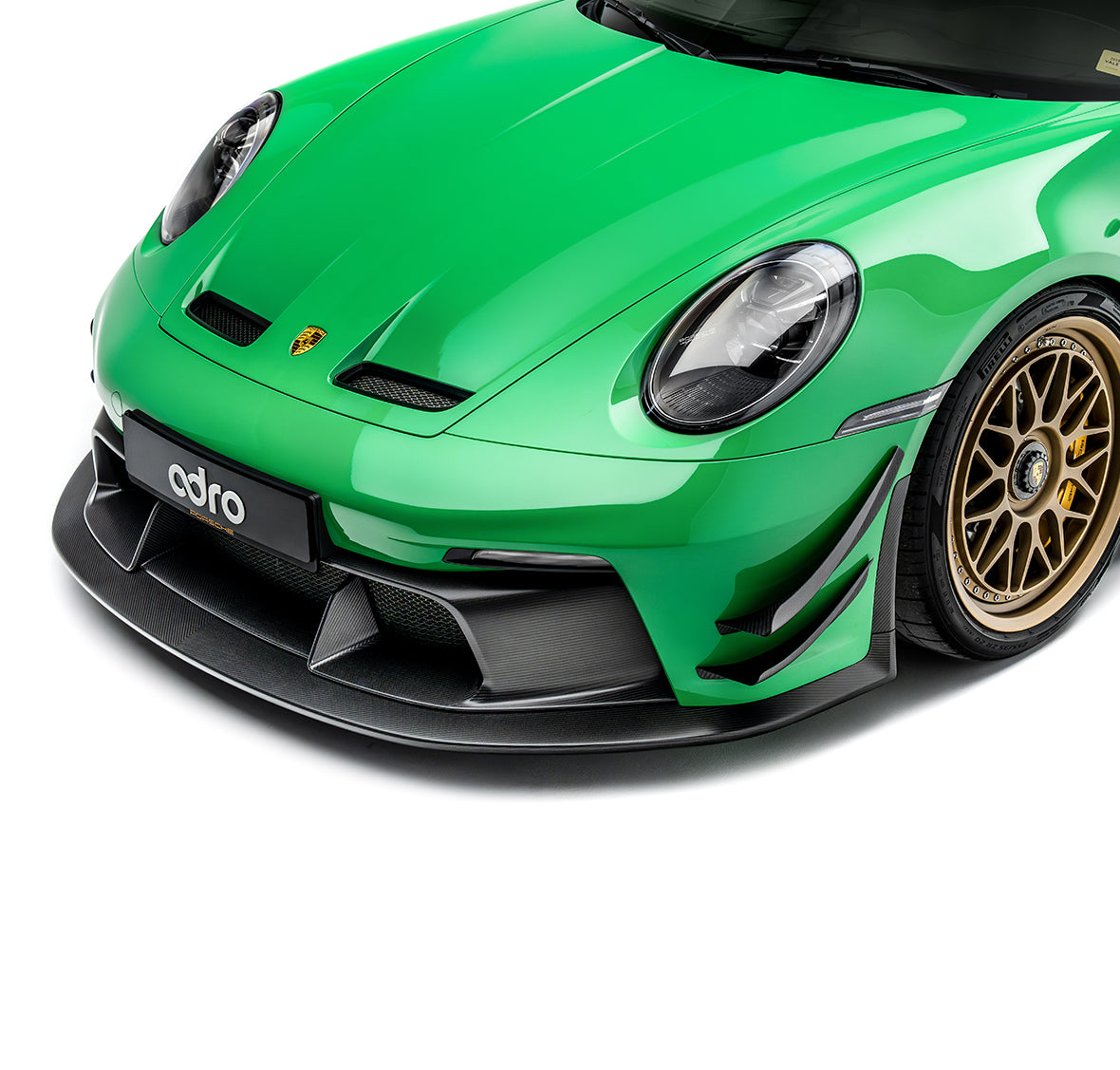PORSCHE 992.1 GT3 PREPREG FRONT BUMPER CANARDS