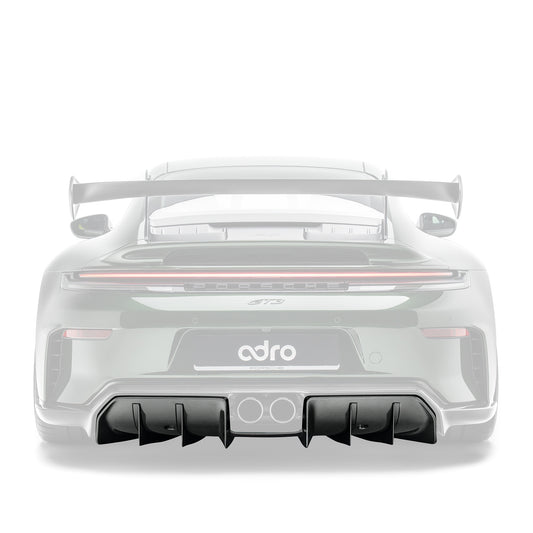PORSCHE 992.2 GT3 PREPREG CARBON FIBER REAR DIFFUSER ADRO US
