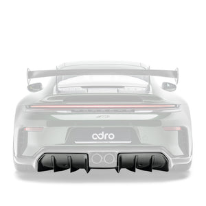 PORSCHE 992.2 GT3 PREPREG CARBON FIBER REAR DIFFUSER