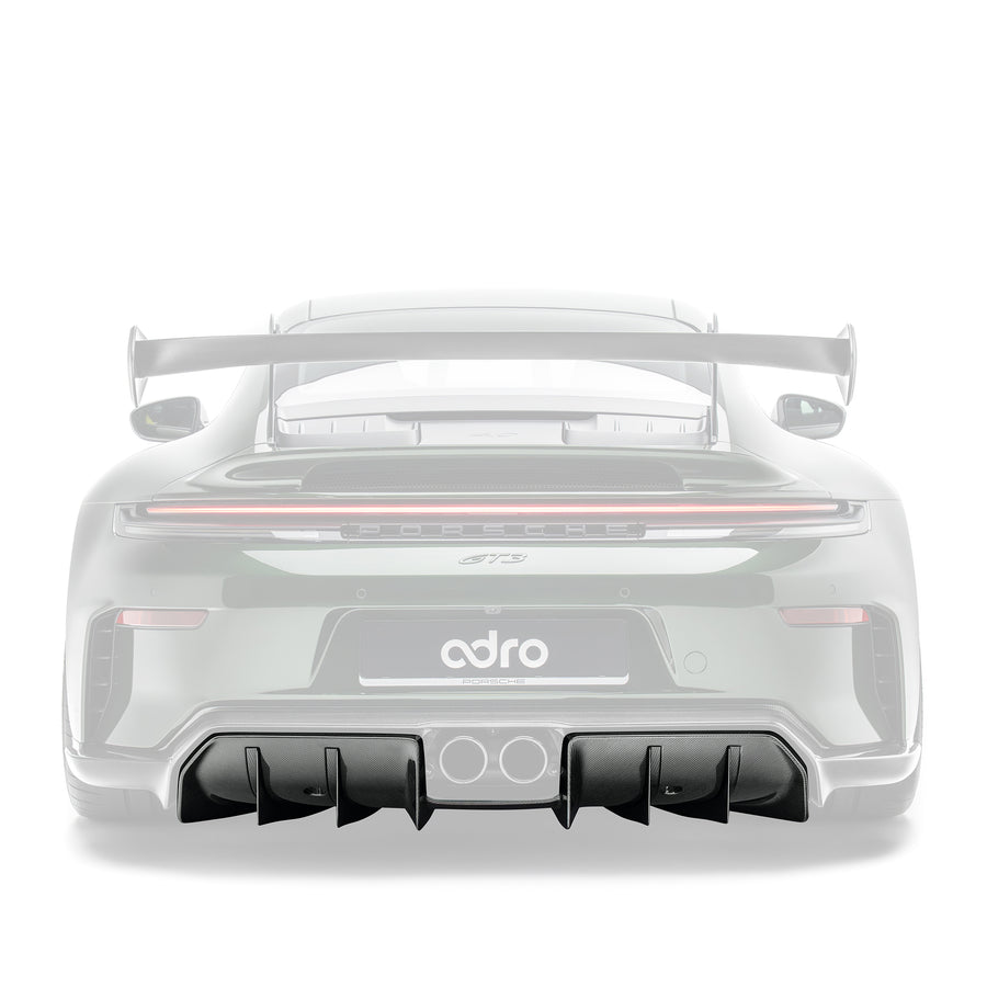 PORSCHE 992.2 GT3 PREPREG CARBON FIBER REAR DIFFUSER