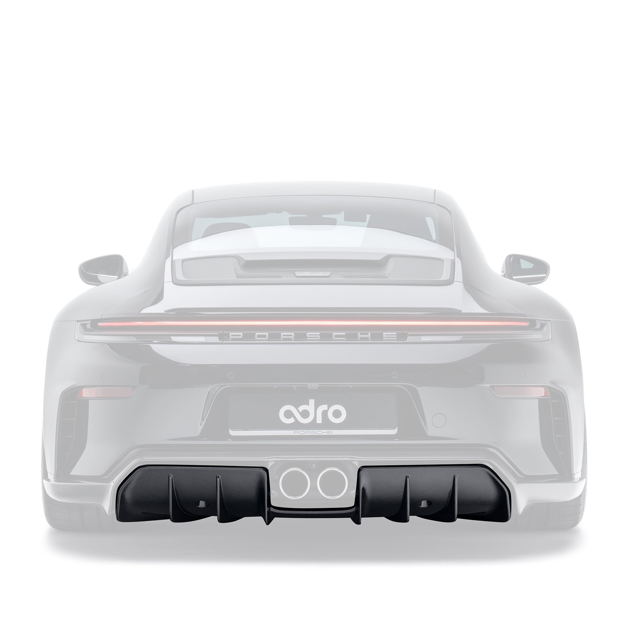 PORSCHE 992.2 GT3 TOURING PREPREG CARBON FIBER REAR DIFFUSER ADRO US