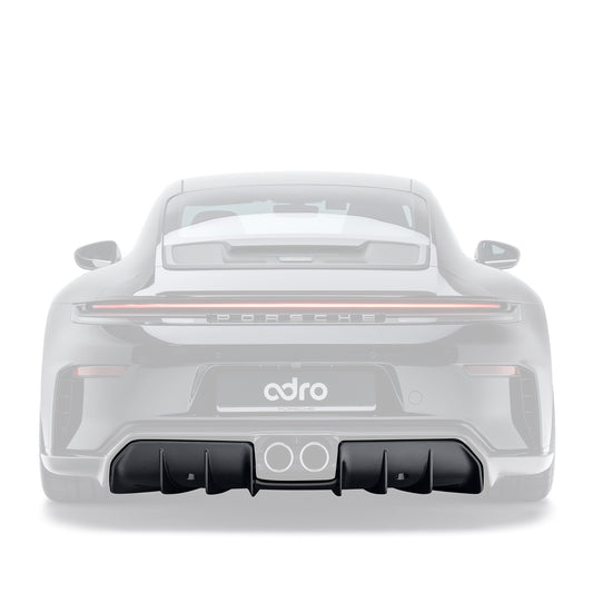 PORSCHE 992.2 GT3 TOURING PREPREG CARBON FIBER REAR DIFFUSER ADRO US
