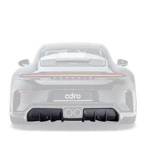 PORSCHE 992.2 GT3 PREPREG CARBON FIBER REAR DIFFUSER V2