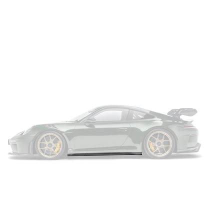 PORSCHE 992.2 GT3 PREPREG CARBON FIBER SIDE SKIRTS ADRO US