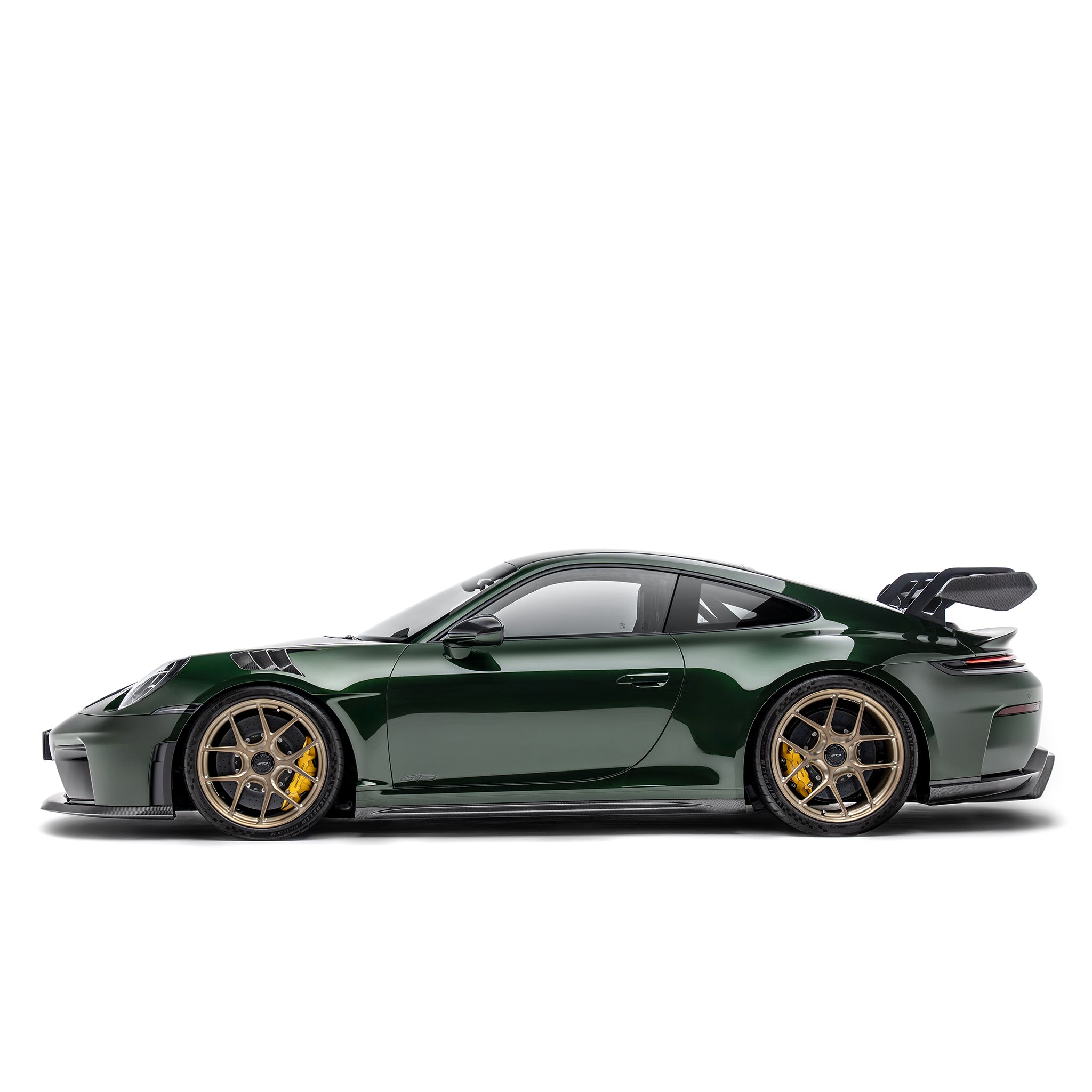 PORSCHE 992.2 GT3 PREPREG CARBON FIBER SIDE SKIRTS ADRO US